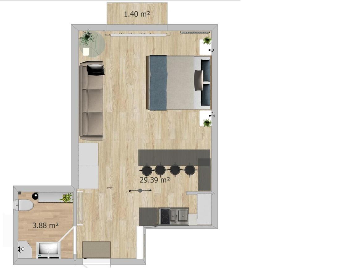 Fuer Bis Zu 4 Personen Appartement *